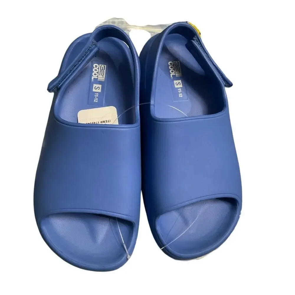 32 Degrees Girls Sandals Cushion Strap Ultra Soft Blue Small NIB